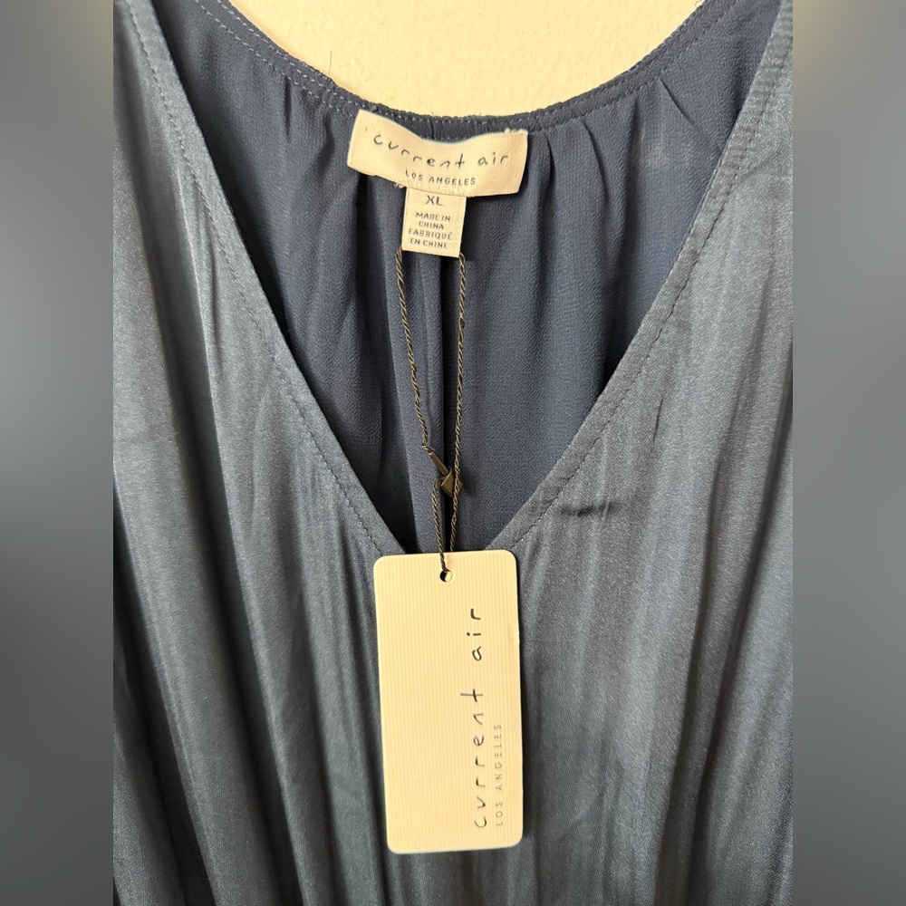 Current Air Navy Blue Maxi Dress NWT- XL - Picture 5 of 7
